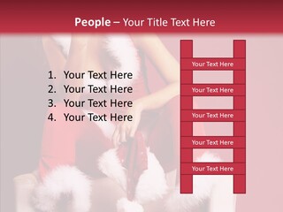 Girl White Eye PowerPoint Template