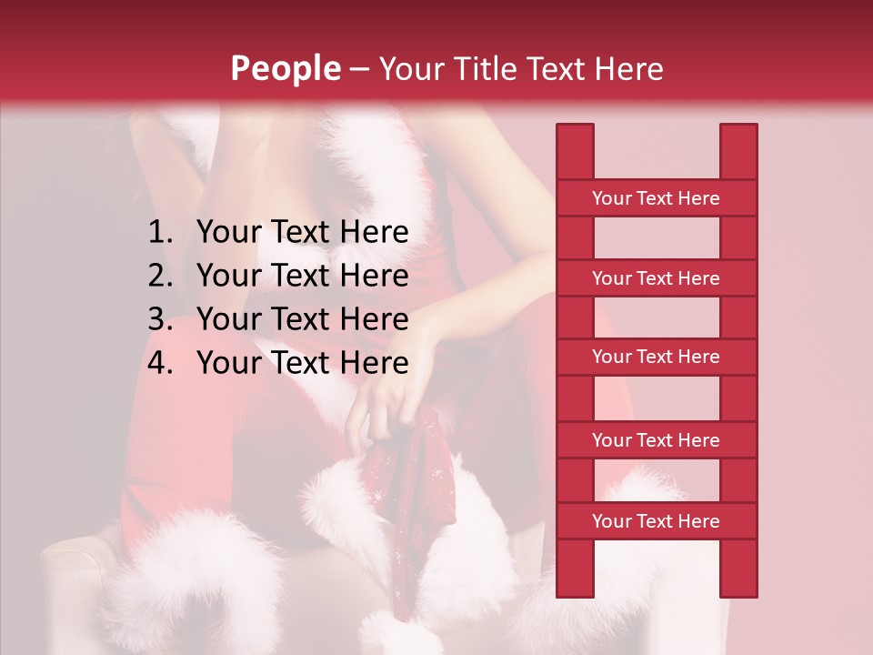 Girl White Eye PowerPoint Template
