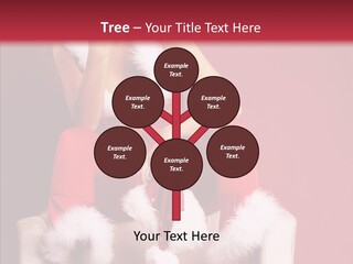 Girl White Eye PowerPoint Template