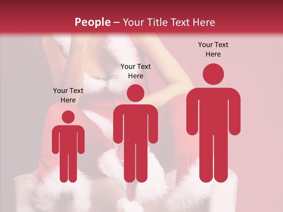 Girl White Eye PowerPoint Template