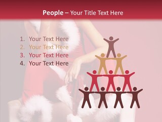 Girl White Eye PowerPoint Template