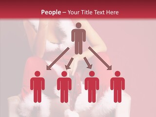 Girl White Eye PowerPoint Template