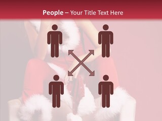 Girl White Eye PowerPoint Template