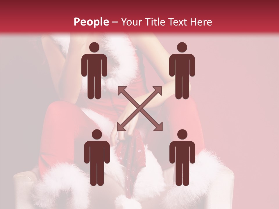 Girl White Eye PowerPoint Template