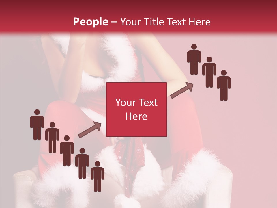 Girl White Eye PowerPoint Template