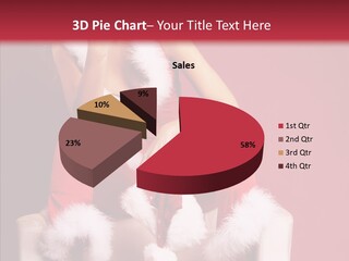 Girl White Eye PowerPoint Template