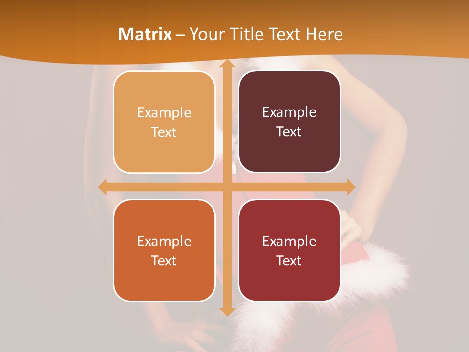 Claus Woman Happiness PowerPoint Template