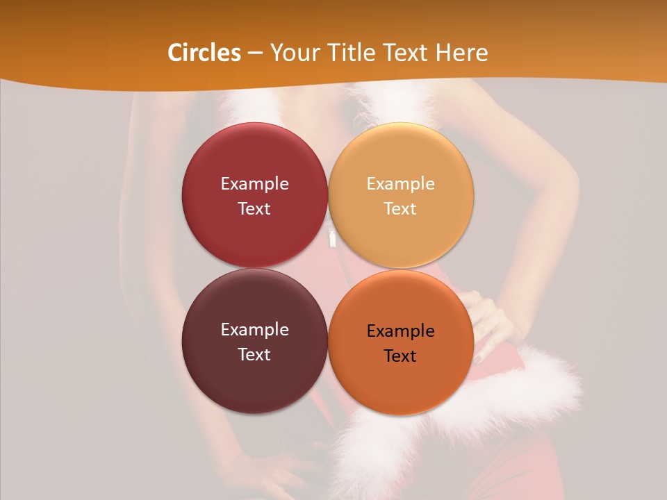 Claus Woman Happiness PowerPoint Template
