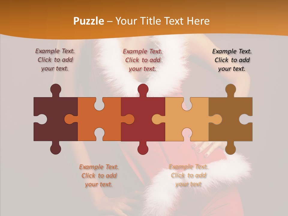 Claus Woman Happiness PowerPoint Template