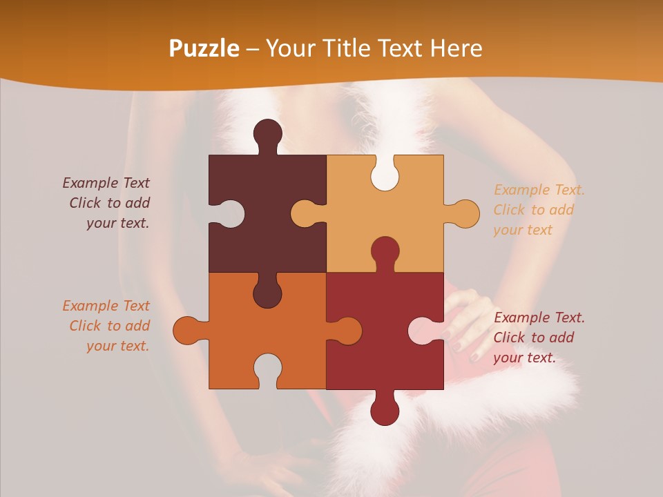 Claus Woman Happiness PowerPoint Template