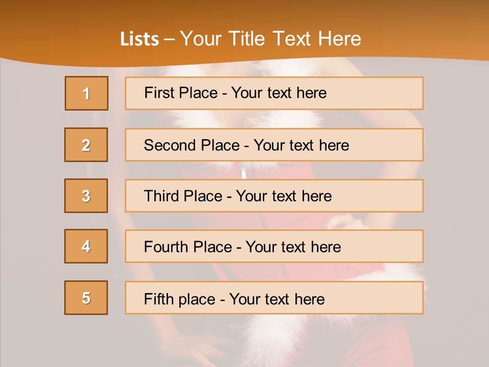 Claus Woman Happiness PowerPoint Template