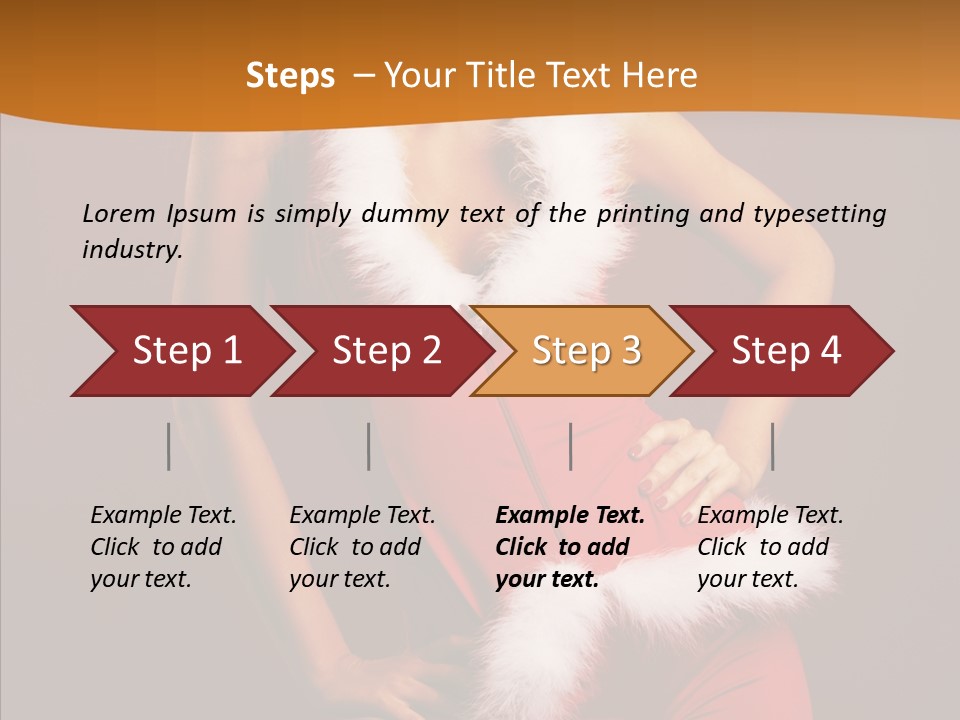 Claus Woman Happiness PowerPoint Template
