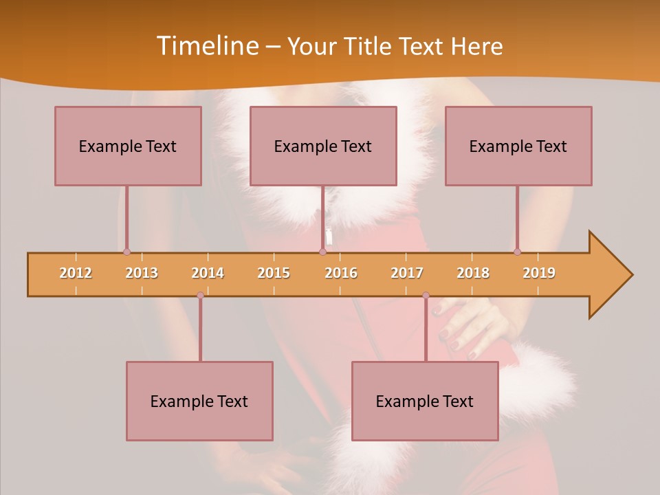 Claus Woman Happiness PowerPoint Template