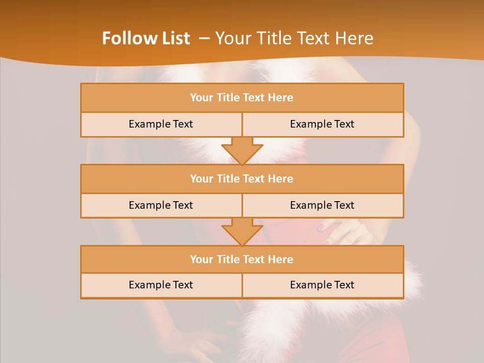 Claus Woman Happiness PowerPoint Template