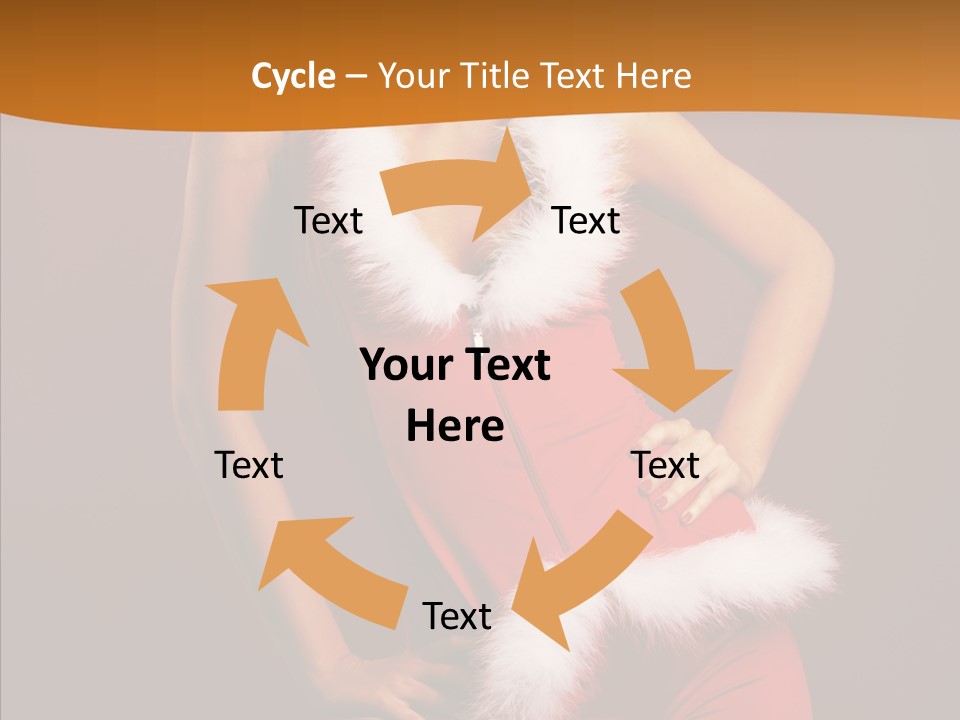 Claus Woman Happiness PowerPoint Template