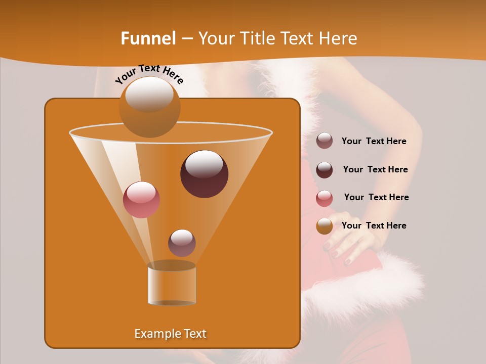 Claus Woman Happiness PowerPoint Template