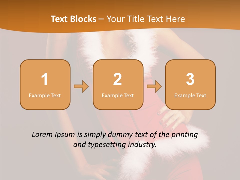 Claus Woman Happiness PowerPoint Template