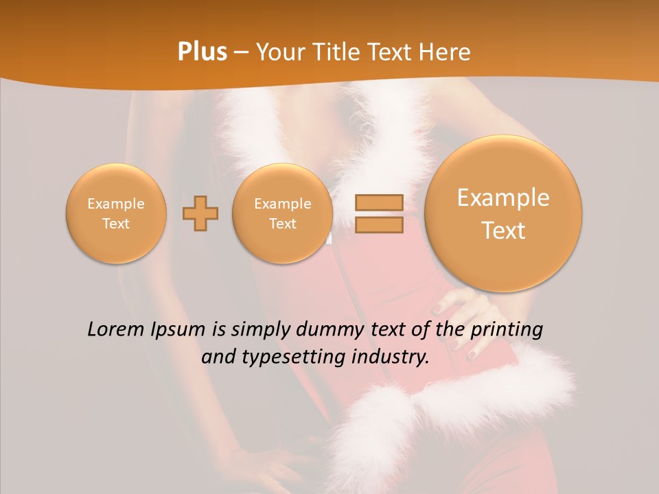 Claus Woman Happiness PowerPoint Template