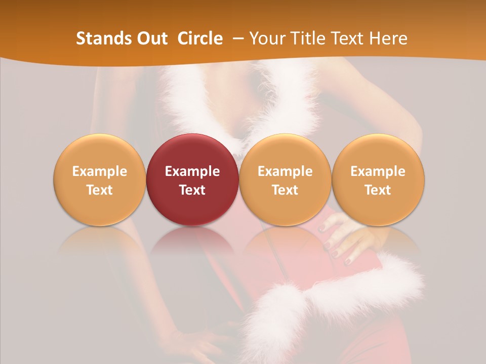 Claus Woman Happiness PowerPoint Template