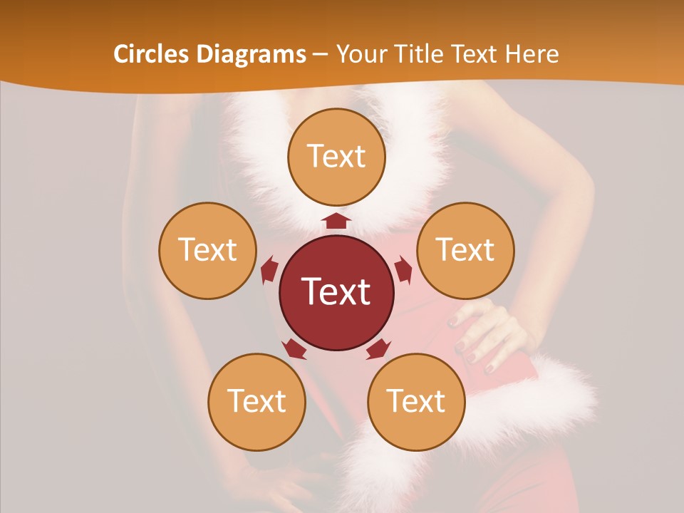 Claus Woman Happiness PowerPoint Template
