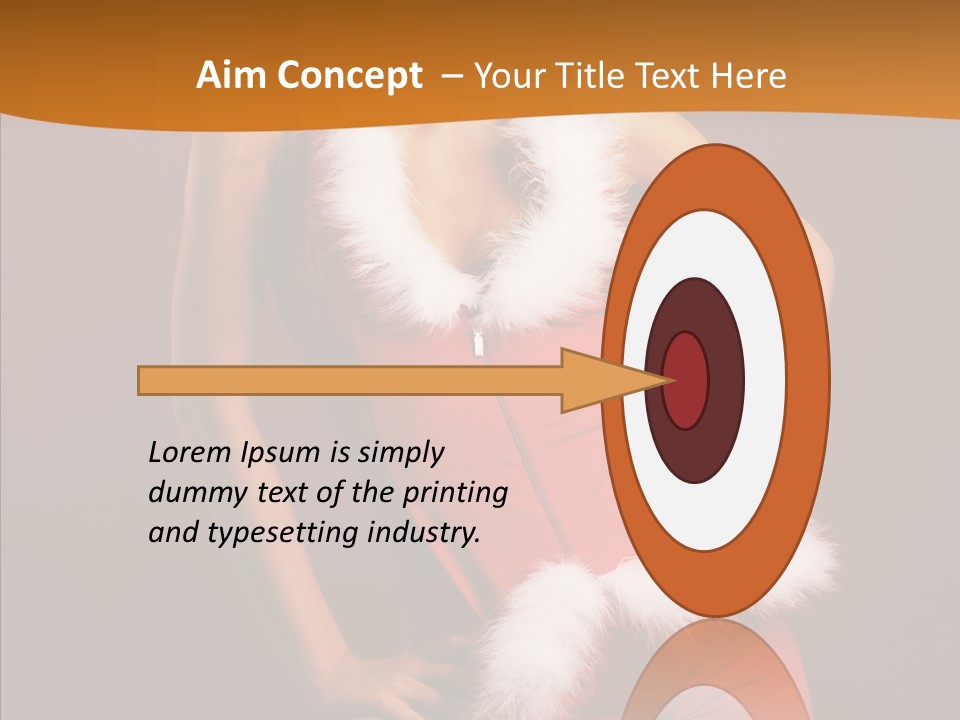 Claus Woman Happiness PowerPoint Template