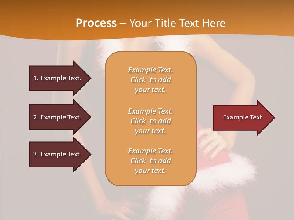 Claus Woman Happiness PowerPoint Template