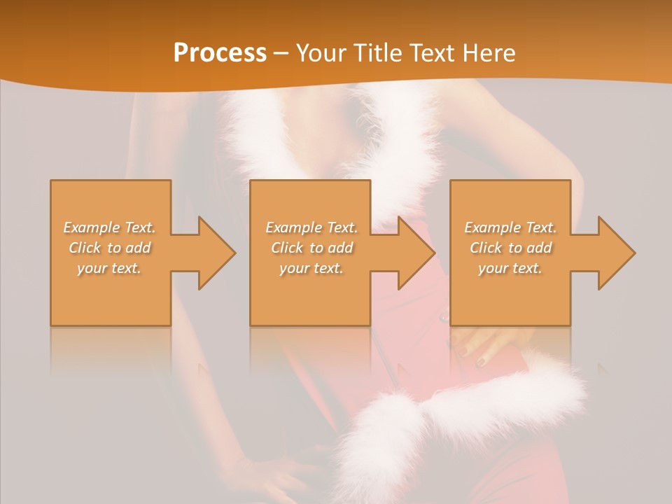 Claus Woman Happiness PowerPoint Template