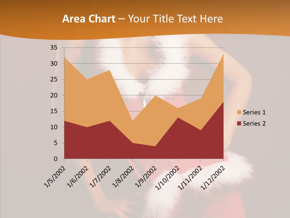 Claus Woman Happiness PowerPoint Template