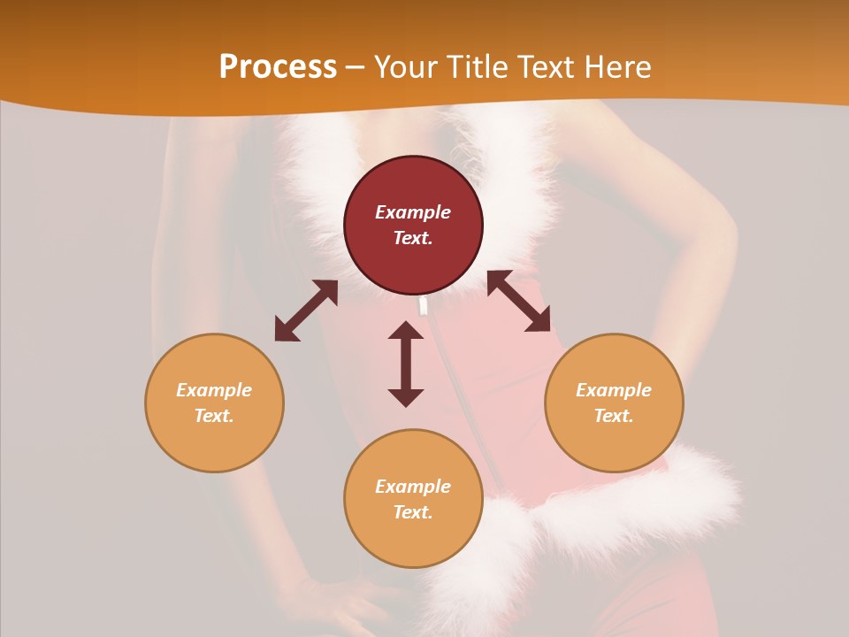 Claus Woman Happiness PowerPoint Template