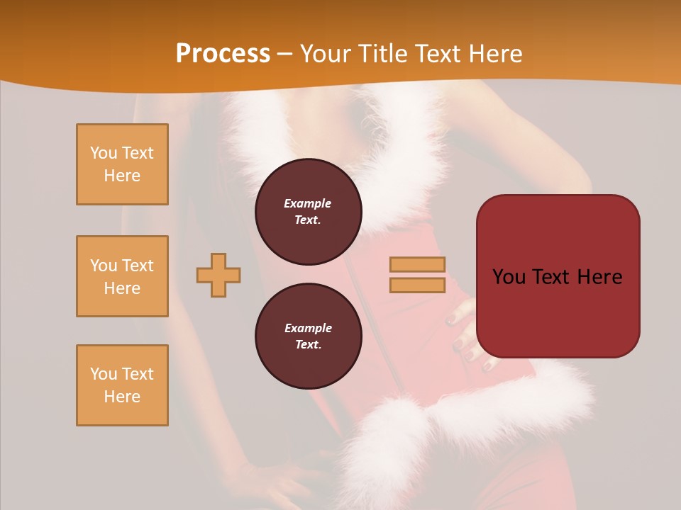 Claus Woman Happiness PowerPoint Template