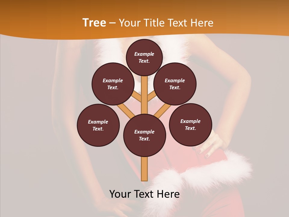 Claus Woman Happiness PowerPoint Template