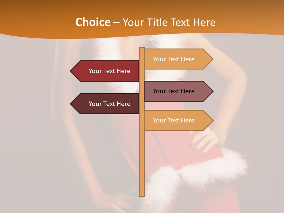 Claus Woman Happiness PowerPoint Template