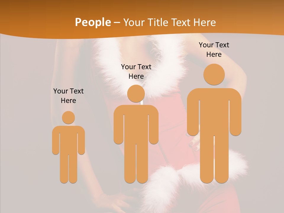 Claus Woman Happiness PowerPoint Template