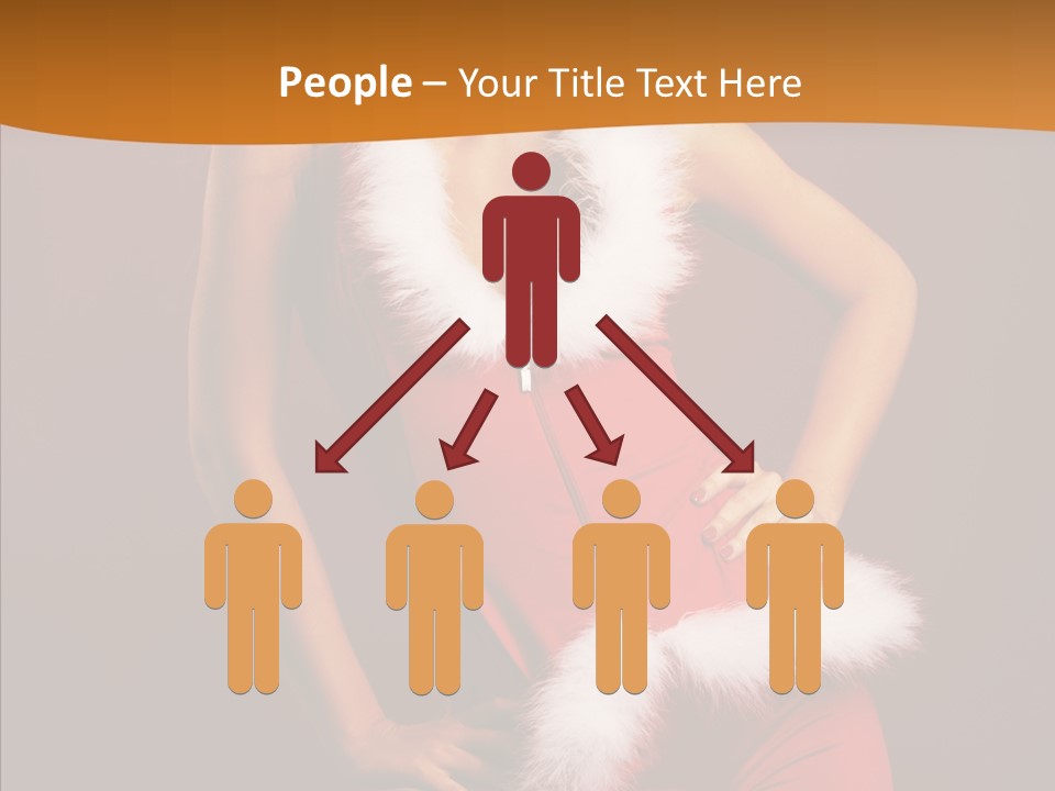 Claus Woman Happiness PowerPoint Template