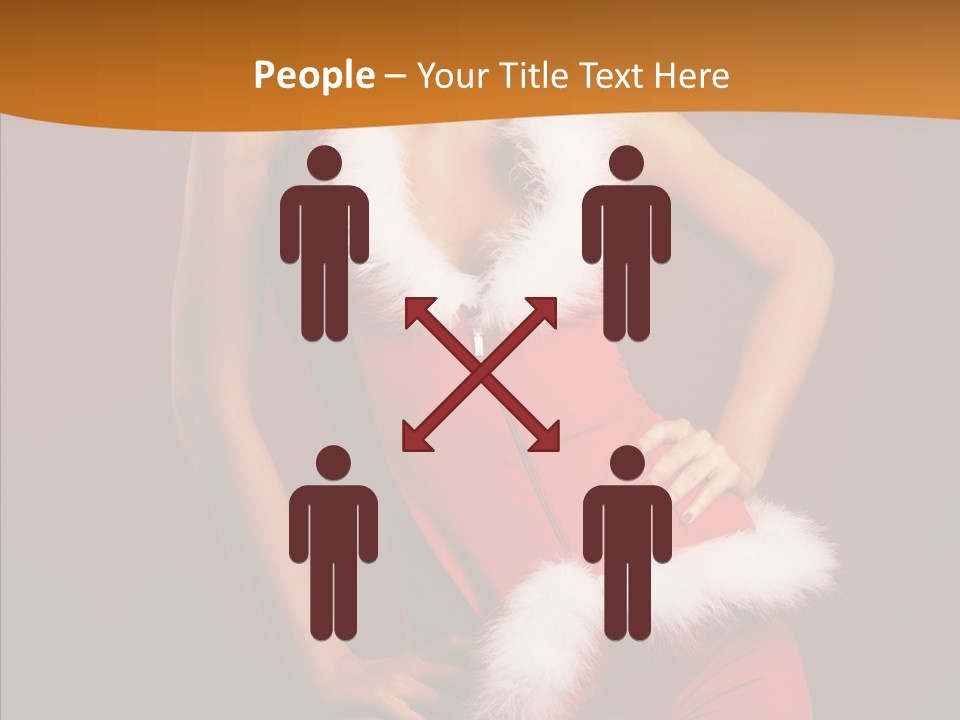 Claus Woman Happiness PowerPoint Template