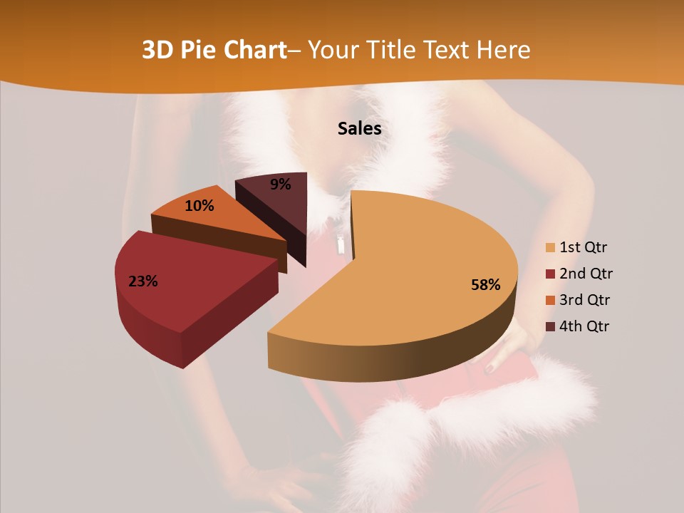 Claus Woman Happiness PowerPoint Template