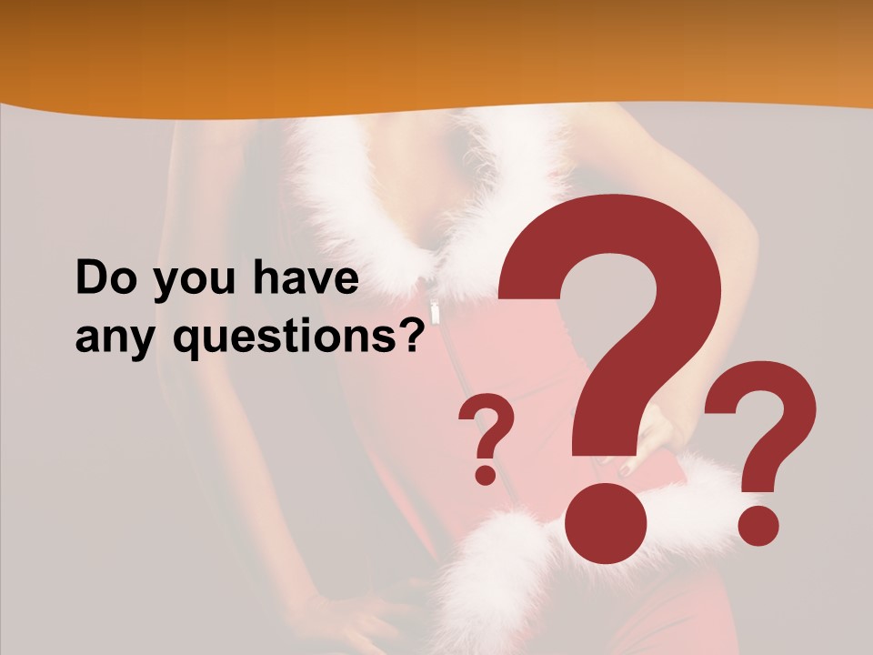 Claus Woman Happiness PowerPoint Template