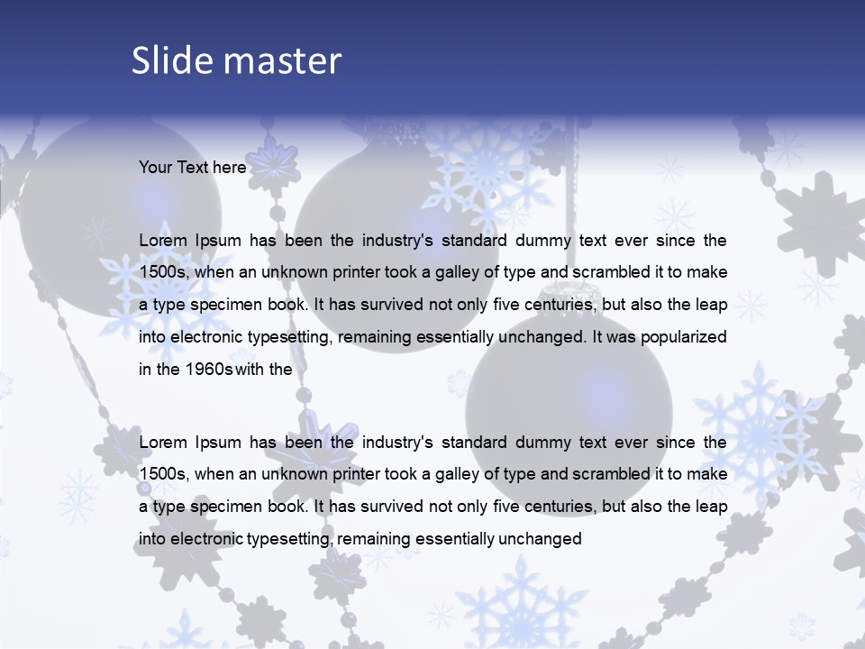 Decor Year Object PowerPoint Template