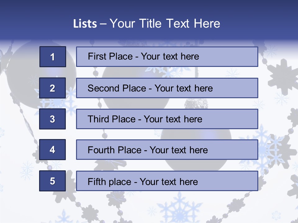 Decor Year Object PowerPoint Template