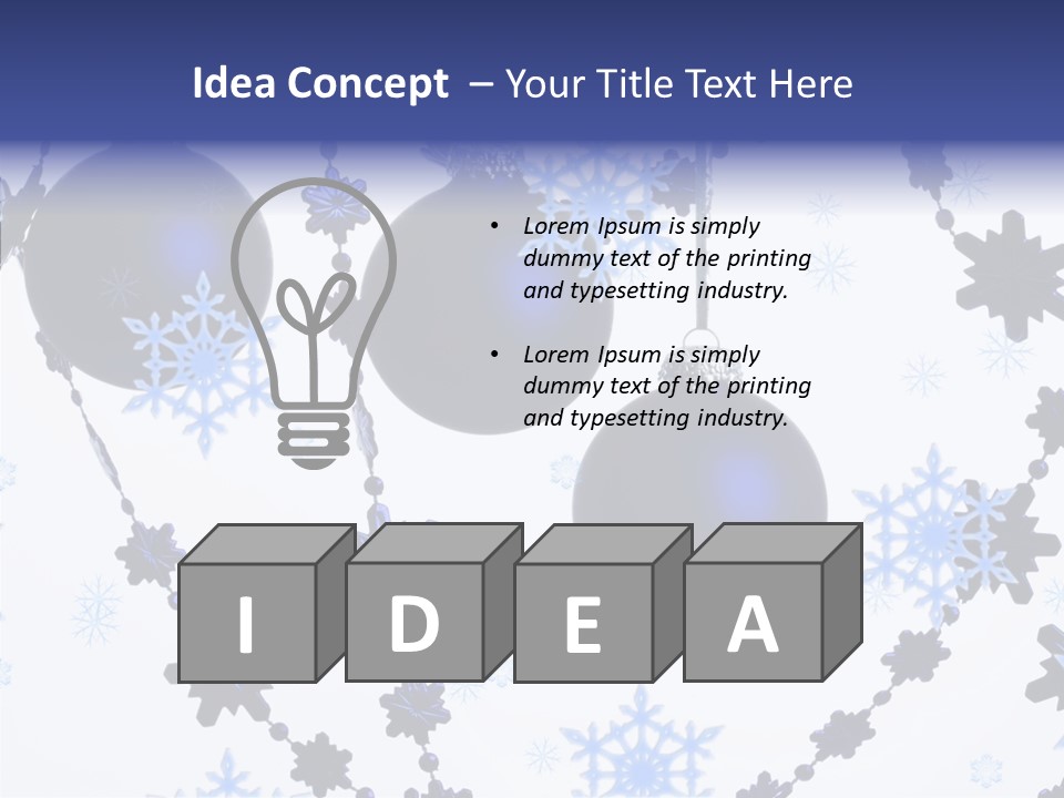 Decor Year Object PowerPoint Template