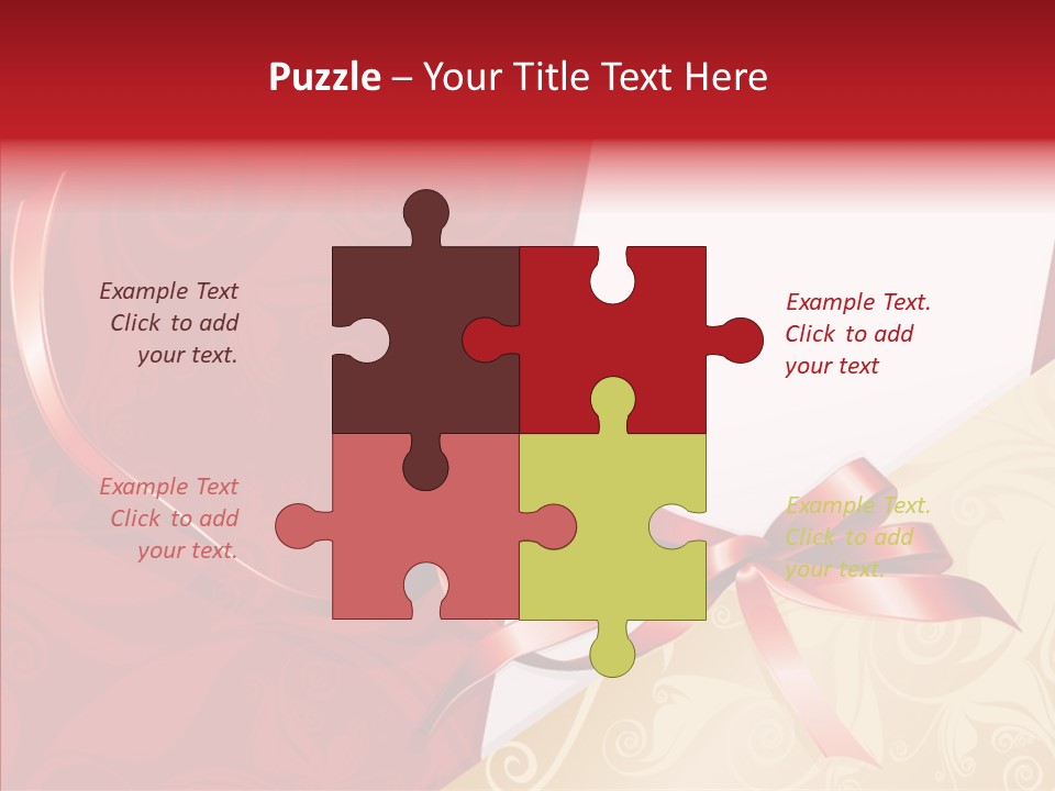 Visiting Decor Inscription PowerPoint Template