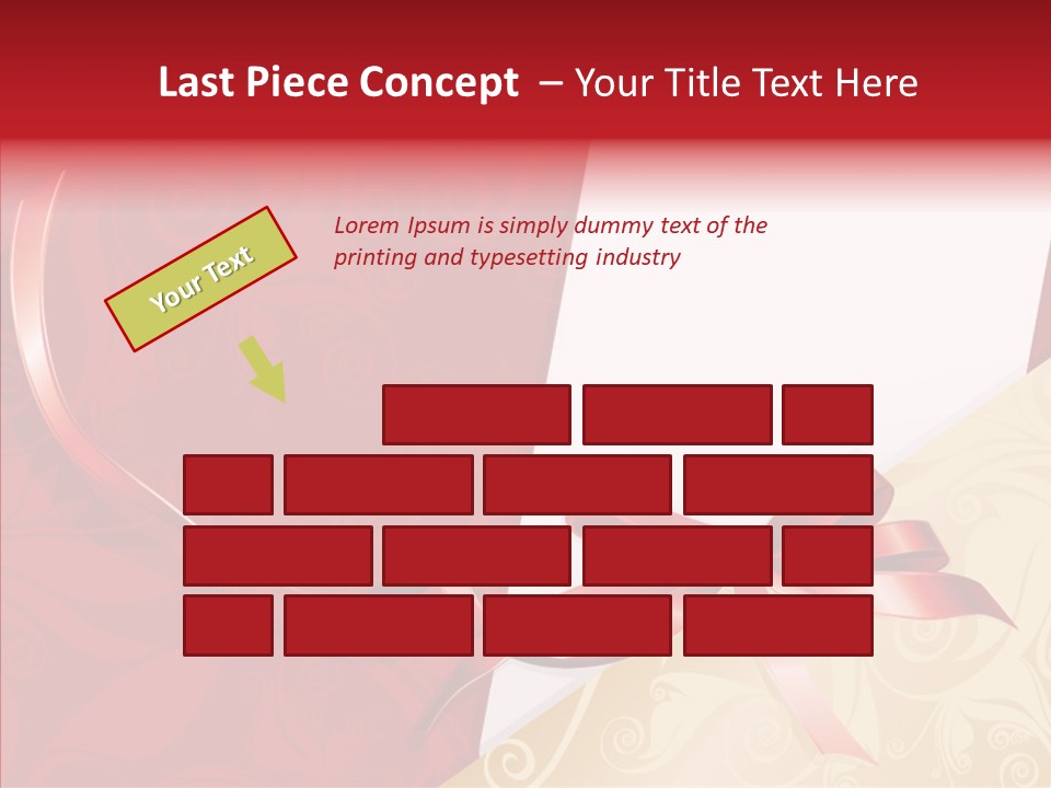 Visiting Decor Inscription PowerPoint Template