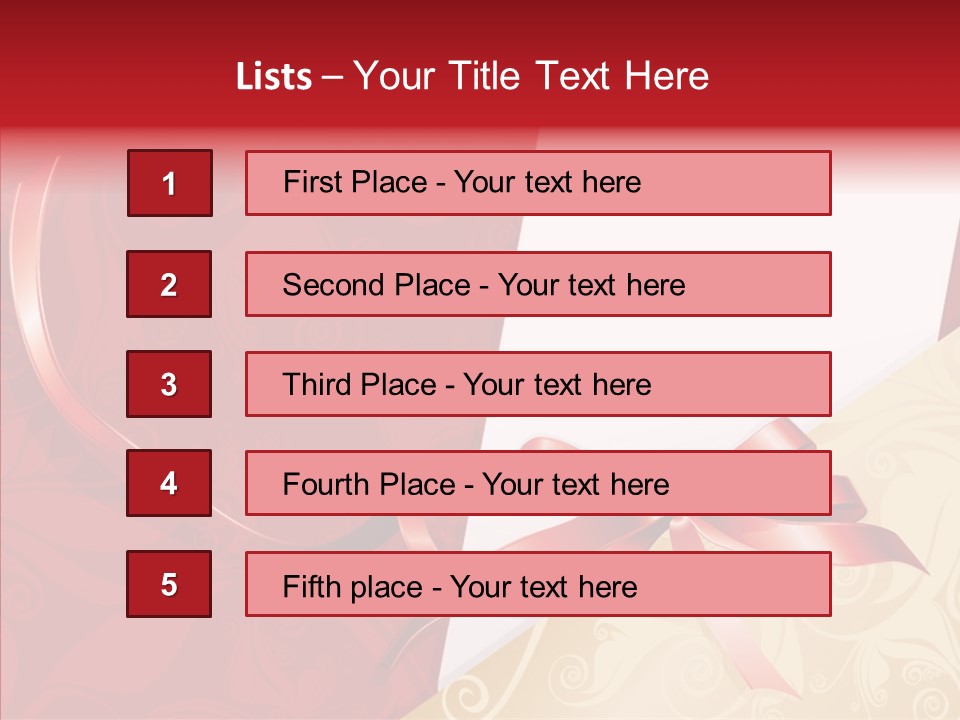 Visiting Decor Inscription PowerPoint Template