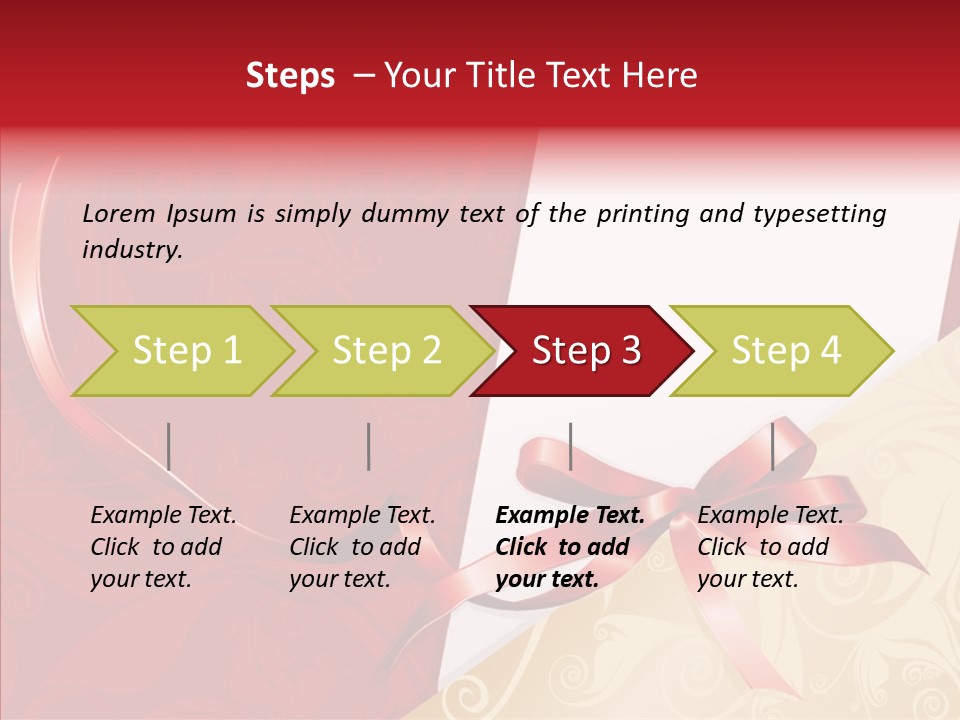 Visiting Decor Inscription PowerPoint Template