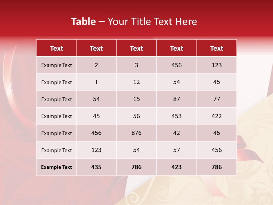 Visiting Decor Inscription PowerPoint Template