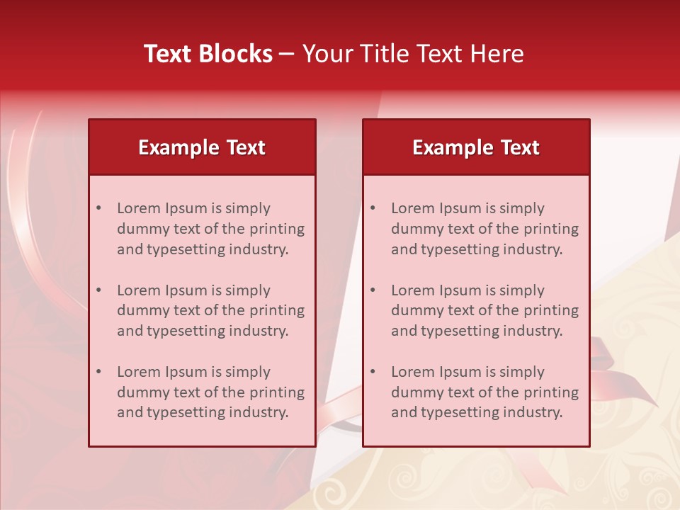 Visiting Decor Inscription PowerPoint Template