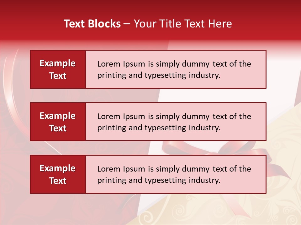 Visiting Decor Inscription PowerPoint Template