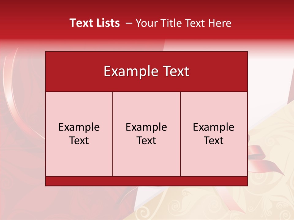 Visiting Decor Inscription PowerPoint Template