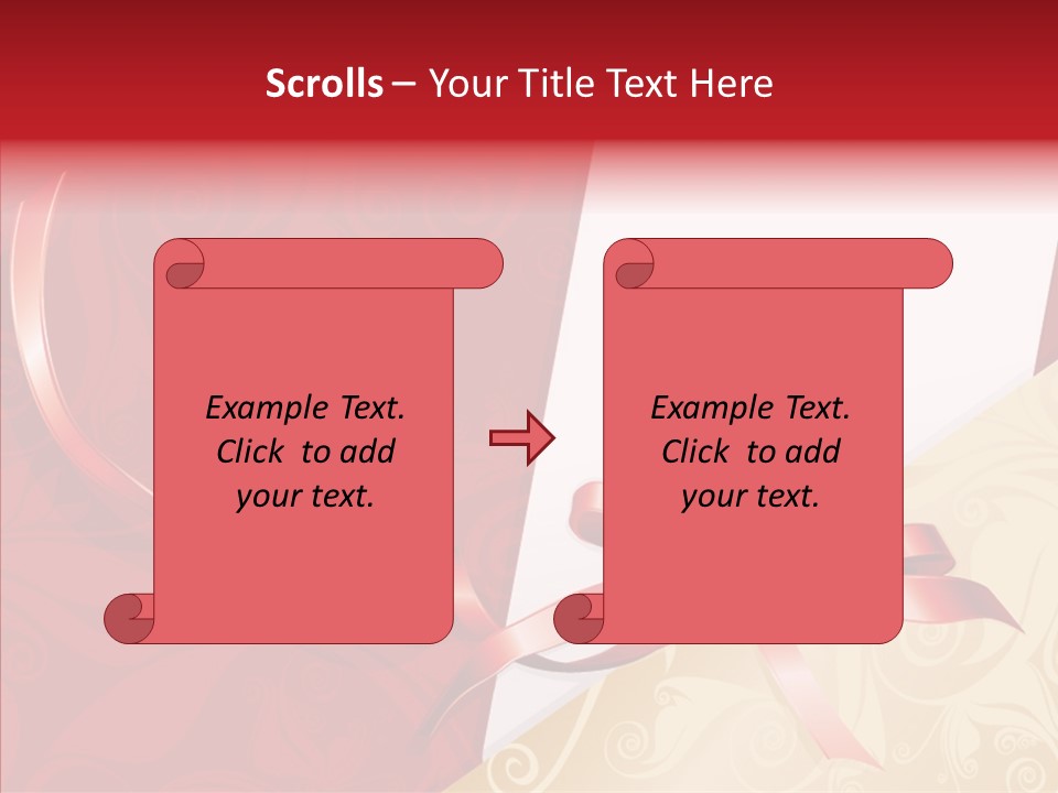 Visiting Decor Inscription PowerPoint Template