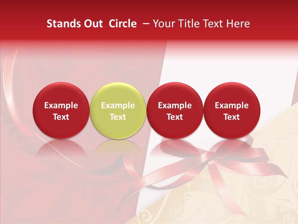 Visiting Decor Inscription PowerPoint Template